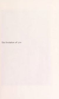 cover of the book The Evolution of Law