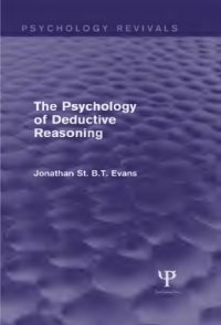 cover of the book The psychology of deductive reasoning