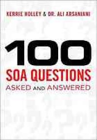 cover of the book 100 SOA questions : asked and answered