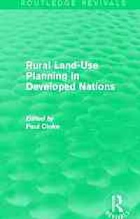 cover of the book Rural land-use planning in developed nations