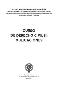 cover of the book Curso de derecho civil III obligaciones