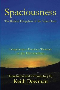 cover of the book Spaciousness: The Radical Dzogchen of the Vajra-Heart: Longchenpa's Treasury of the Dharmadhatu