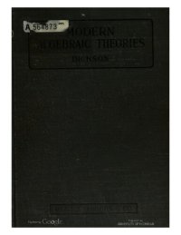 cover of the book Modern Algebraic Theories