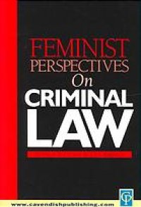 cover of the book Feminist perspectives on criminal law