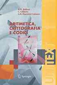 cover of the book Aritmetica, crittografia e codici