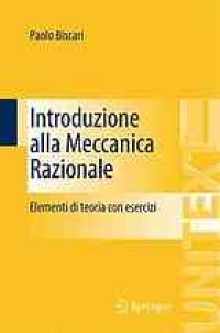 cover of the book Introduzione alla Meccanica Razionale : elementi di teoria con esercizi