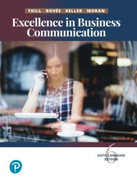 cover of the book Excellence in business communication