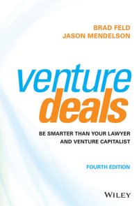 cover of the book Venture Deals: Be Smarter Than Your Lawyer and Venture Capitalist