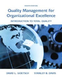 cover of the book Quality Management for organizational excellence introduction to total Quality