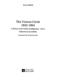 cover of the book A History of the Polish Intelligentsia, Vol. 2: The Vicious Circle: 1832-1864