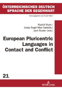 cover of the book European Pluricentric Languages in Contact and Conflict