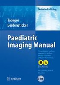 cover of the book Paediatric imaging manual : with 18 tables