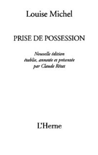 cover of the book Prise de possession