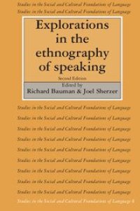 cover of the book Explorations in the Ethnography of Speaking