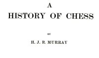 cover of the book A history of chess