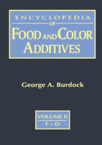 cover of the book Encyclopedia of food and color additives