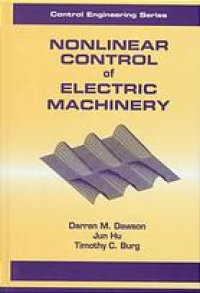 cover of the book Nonlinear Control of Electric Machinery