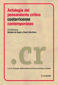 cover of the book Antología del pensamiento crítico costarricense contemporáneo