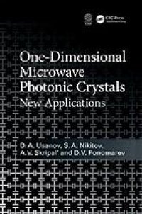 cover of the book One-dimensional microwave photonic crystals