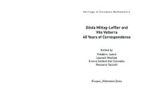 cover of the book Gösta Mittag-Leffler and Vito Volterra : 40 Years of Correspondence