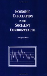 cover of the book Economic Calculation in the Socialist Commonwealth