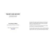 cover of the book Theory And History