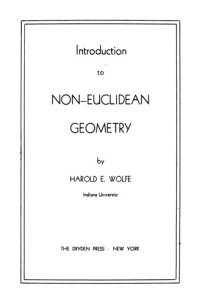 cover of the book Introduction to Non-Euclidean Geometry