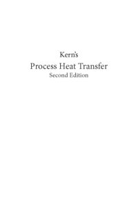 cover of the book Kern's process heat transfer