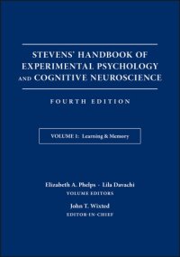 cover of the book Stevens' handbook of experimental psychology and cognitive neuroscience