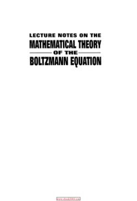 cover of the book Lecture Notes on the Discretization of the Boltzmann Equation