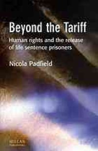 cover of the book Beyond the Tariff: Human Rights and the Release of Life Sentence Prisoners