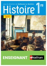 cover of the book Histoire-Géographie 1re - collection Le Quintrec/Janin - manuel élève (nouveau programme 2019)