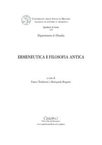 cover of the book "Il difficile fenomeno del nous". La phronesis aristotelica nell’interpretazione di Heidegger