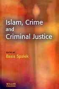 cover of the book Islam, crime and criminal justice