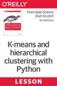 cover of the book K-means and hierarchical clustering with Python