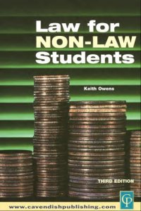 cover of the book Law for non-law students