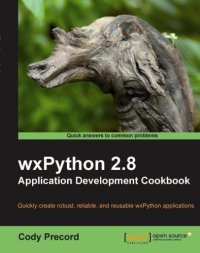 cover of the book wxPython 2.8 Application Development Cookbook