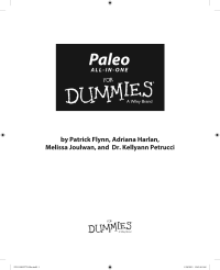 cover of the book Paleo All-In-One For Dummies