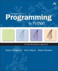 cover of the book Introduction to Programming in Python: An Interdisciplinary Approach