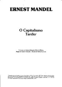 cover of the book O Capitalismo Tardio