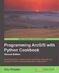 cover of the book Programming ArcGis 10.1 with python cookbook