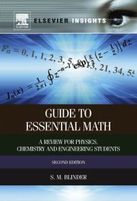 cover of the book Guide to Essential Math: A Review for Physics, Chemistry and Engineering Students