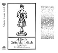 cover of the book Grünfeld-Indisch : Hauptsystem bis Schlechter-System