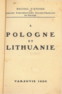 cover of the book Pologne et Lithuanie