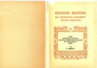 cover of the book Das internationale Schachmeisterturnier in Budapest, 1896,