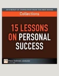 cover of the book 15 lessons on personal success