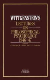 cover of the book Wittgenstein's Lectures on Philosophical Psychology, 1946-47