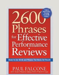 cover of the book 2600 phrases for effective performance reviews : ready-to-use words and phrases that really get results