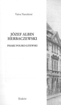 cover of the book Józef Albin Herbaczewski: pisarz polsko-litewski