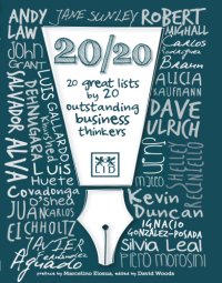 cover of the book 20/20 : 20 Great Lists by 20 Outstanding Business Thinkers